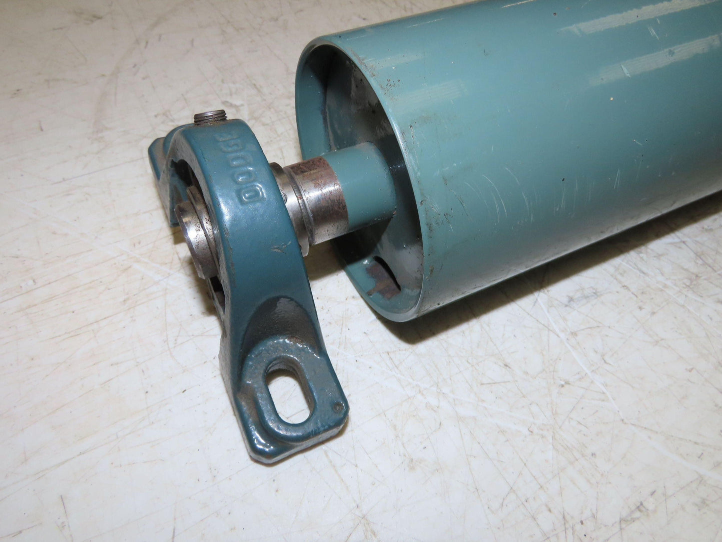 Hytrol Belt Conveyor Crowned Take-Up/Tail Pulley 4" Dia 27-1/2"L