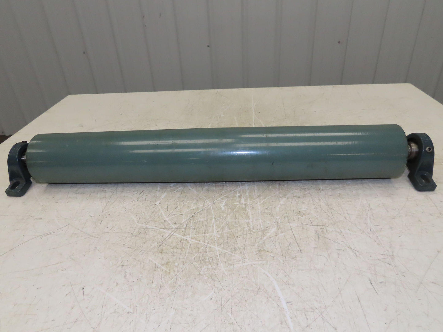 Hytrol Belt Conveyor Crowned Take-Up/Tail Pulley 4" Dia 27-1/2"L