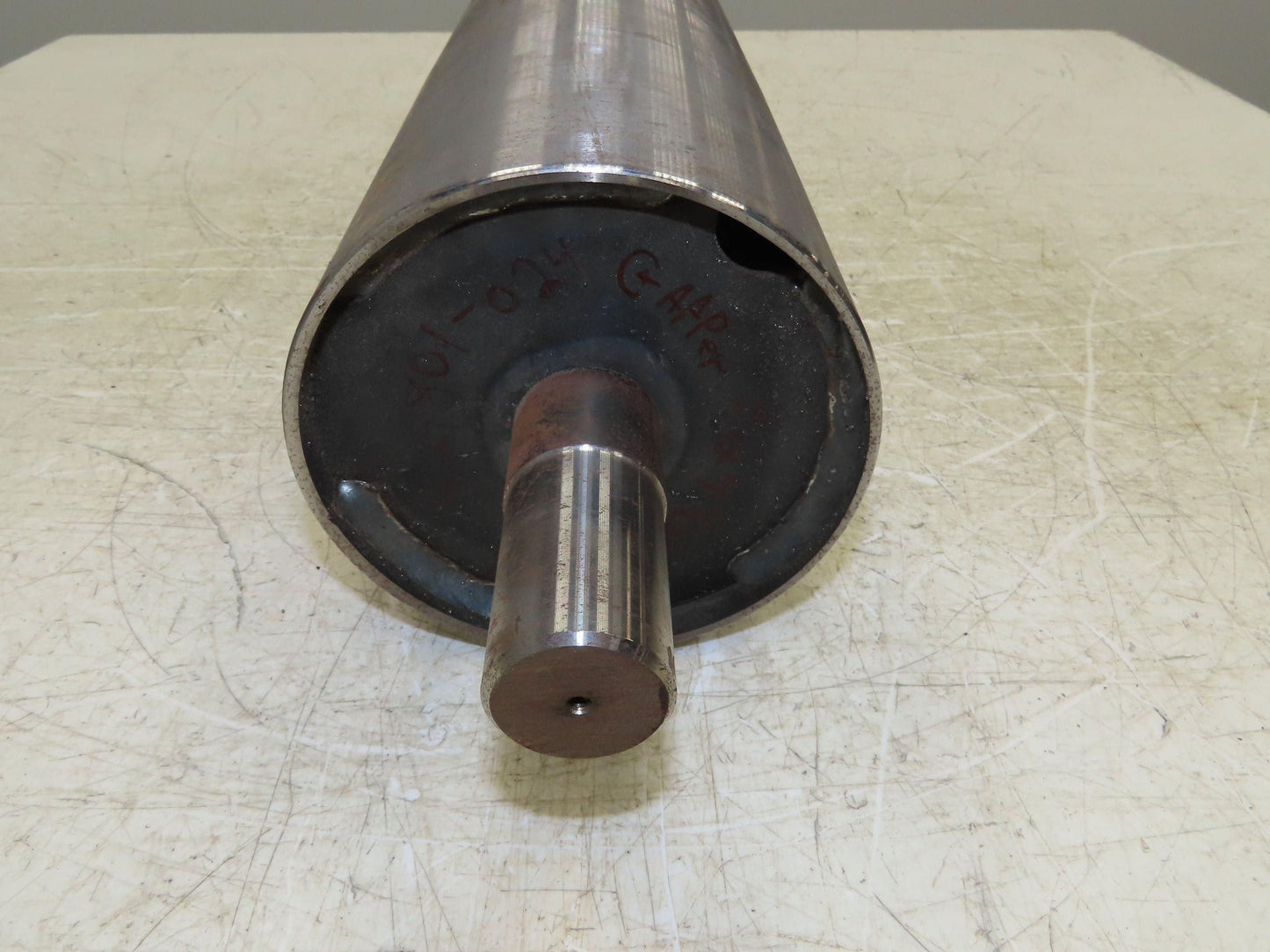 Hytrol 24" Belt Conveyor Crowned Tail Pulley 6" Dia 20.25"L B-24801-024
