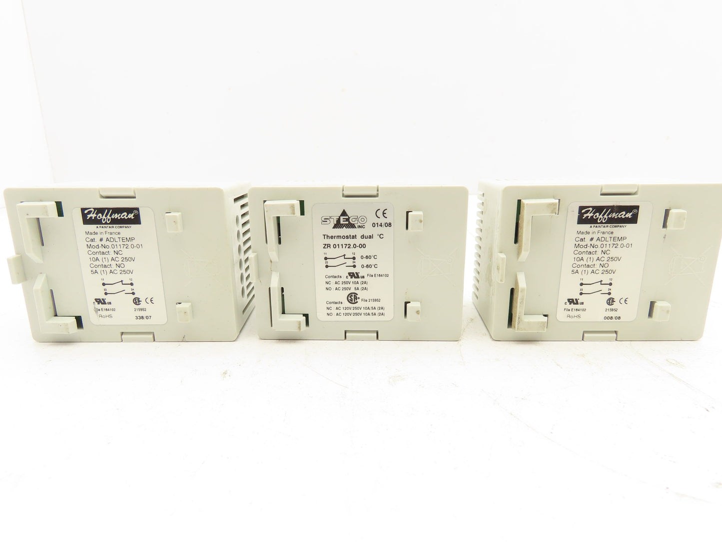 Hoffman Stego 01172.0-01 Dual Thermostat Controller Module Lot of 3
