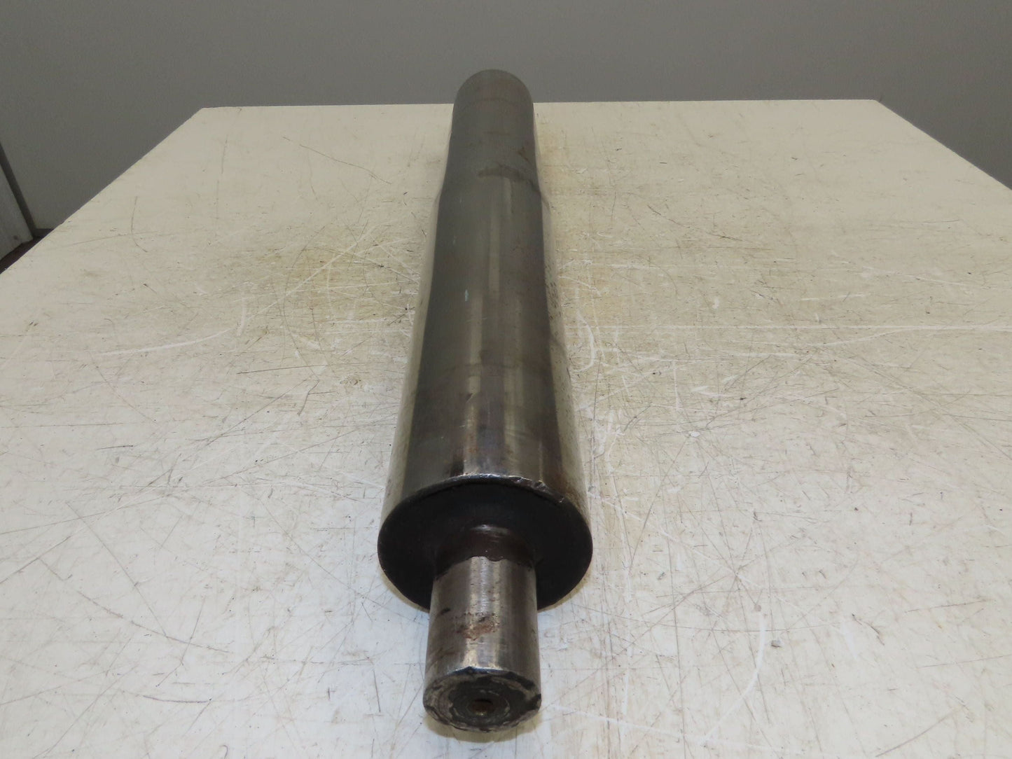 Belt Conveyor Crowned Take-Up/Tail Pulley Roller 4" Dia 28"L