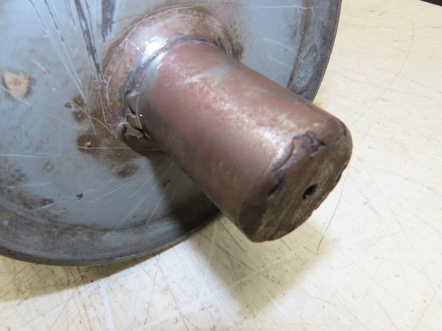 Belt Conveyor Crowned Take-Up/Tail Pulley Roller 6" Dia 32"L