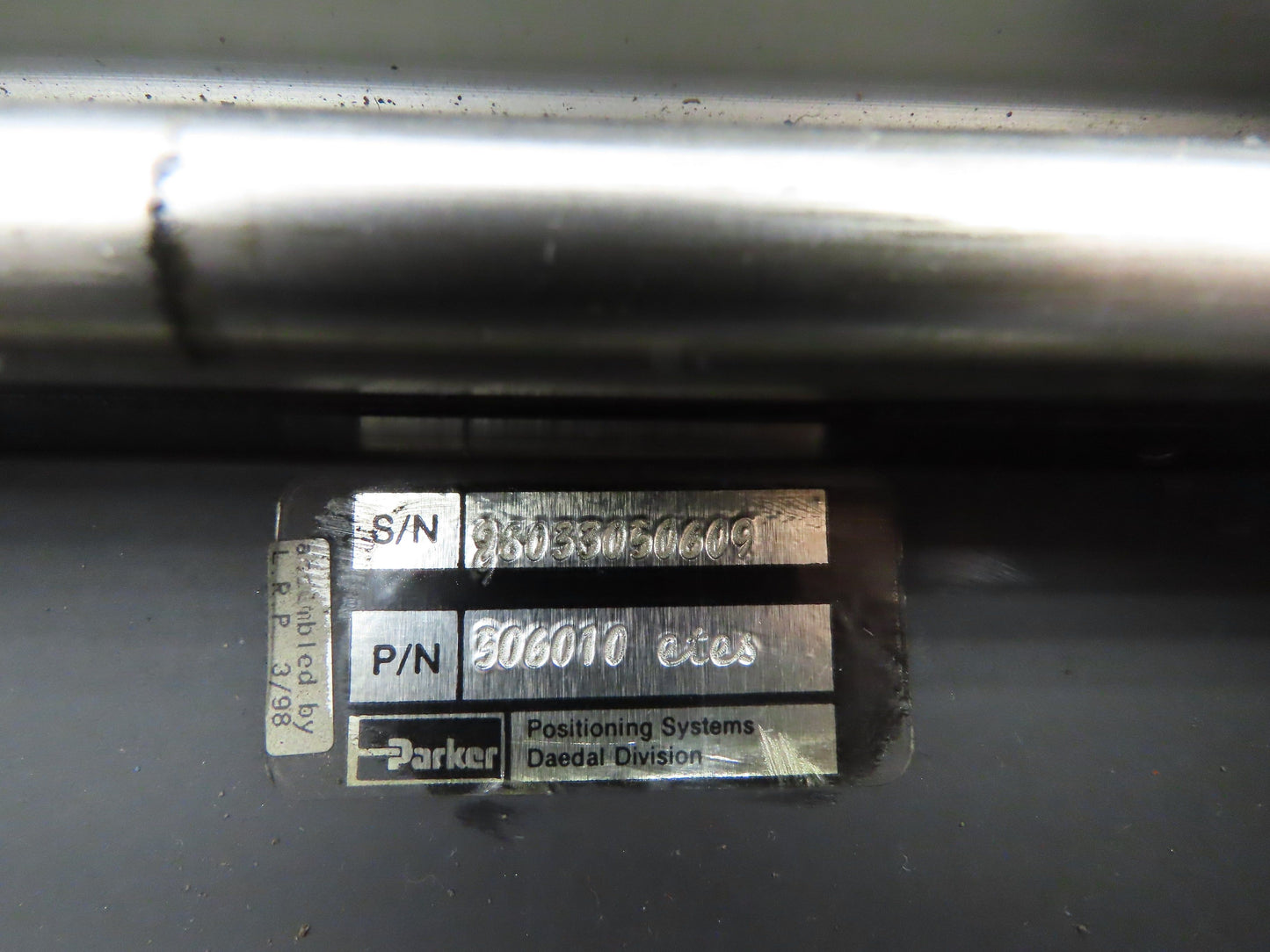 Parker 506010ETES Linear Stage Actuator Automation Daedal Division 10" Travel