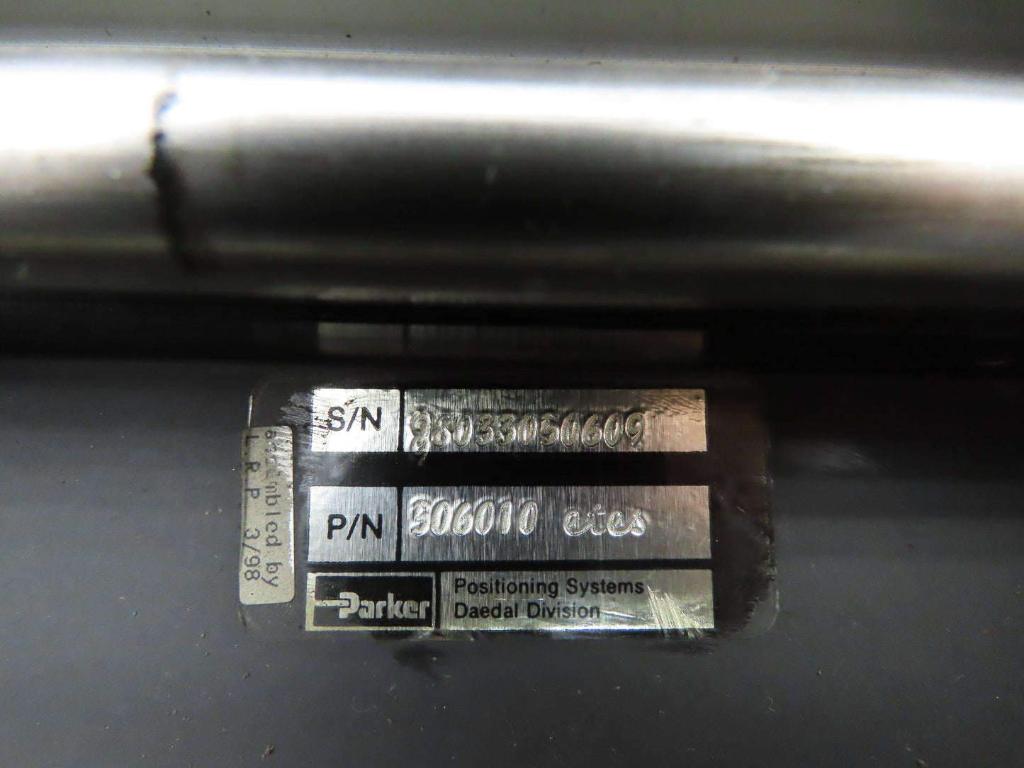 Parker 506010ETES Linear Stage Actuator Automation Daedal Division 10" Travel