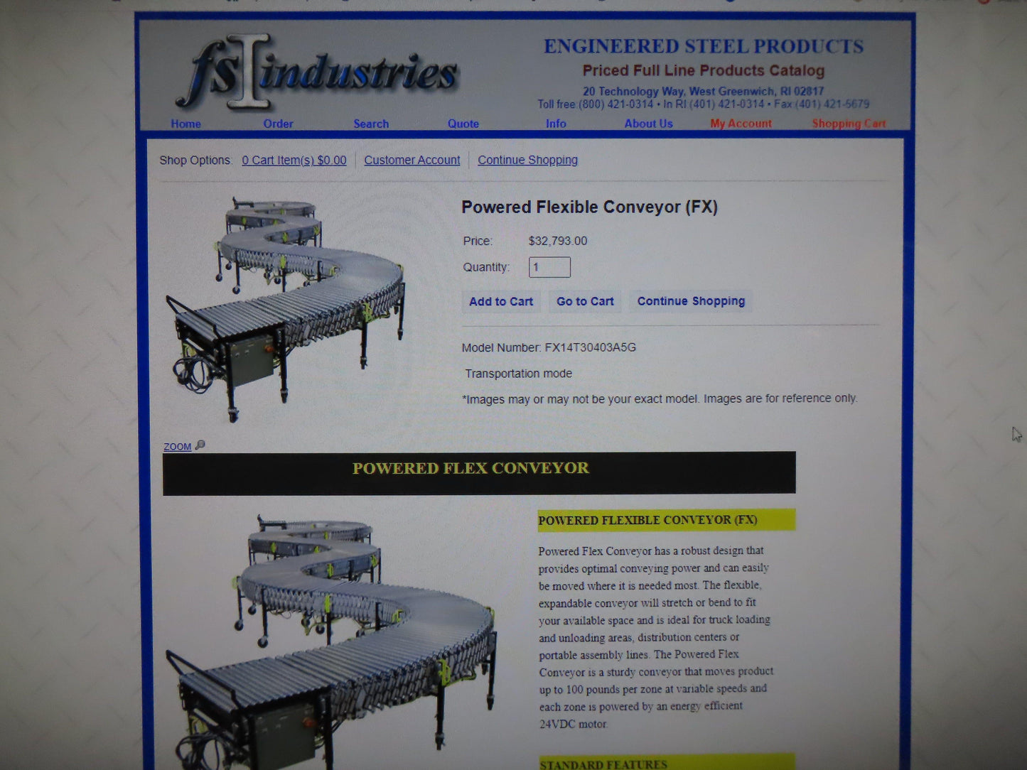 ConveyX 30"x 24-40' Expandable Powered Roller Flex Conveyor Portable 115V