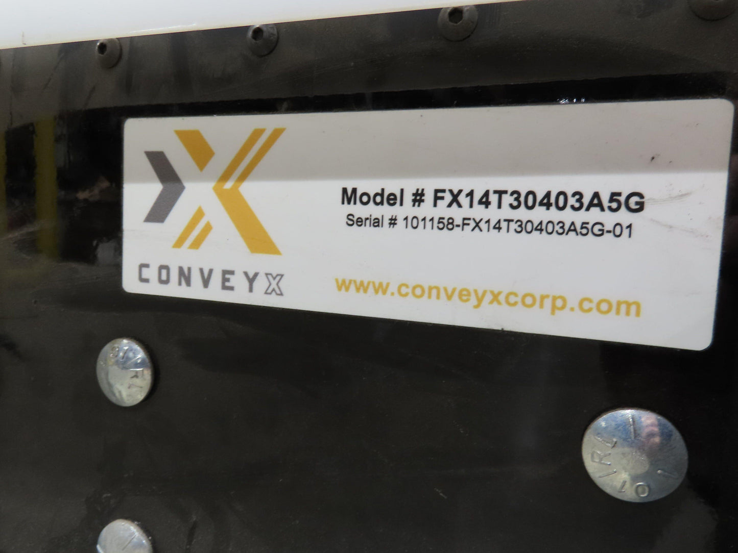 ConveyX 30"x 24-40' Expandable Powered Roller Flex Conveyor Portable 115V