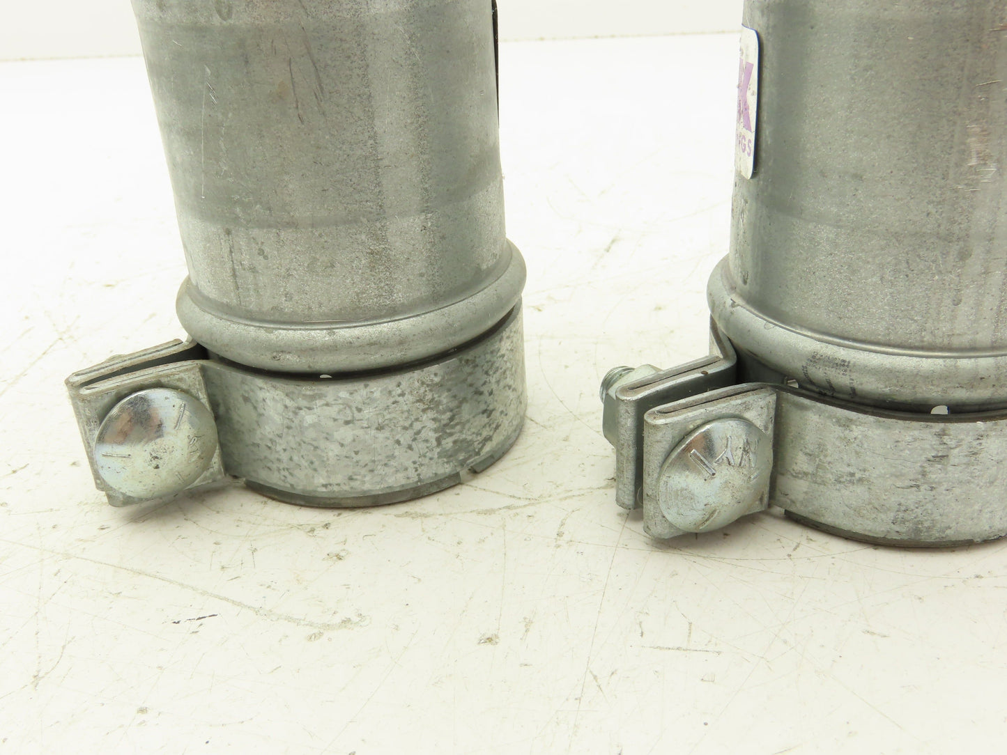 HP Metflo Instalok 2-1/2"x6" Galvanized Vacuum Coupling Lot of 2
