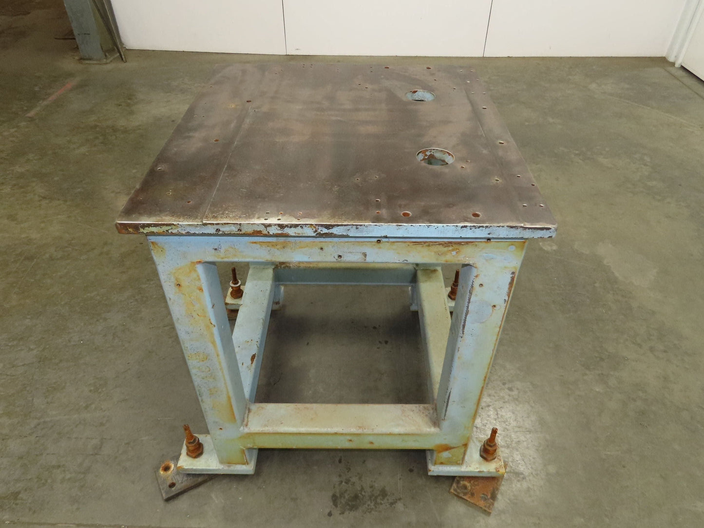 7/8" Steel Top Machine Mounting Base Welding Table 27"x25"x 31-1/4"H