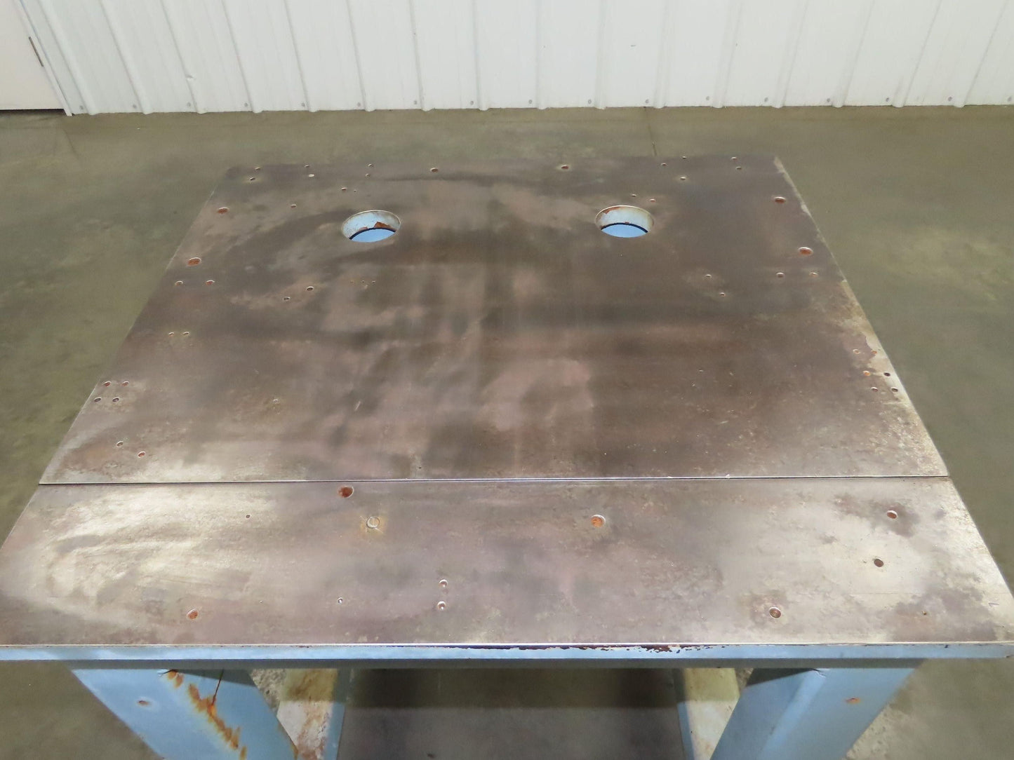 7/8" Steel Top Machine Mounting Base Welding Table 27"x25"x 31-1/4"H