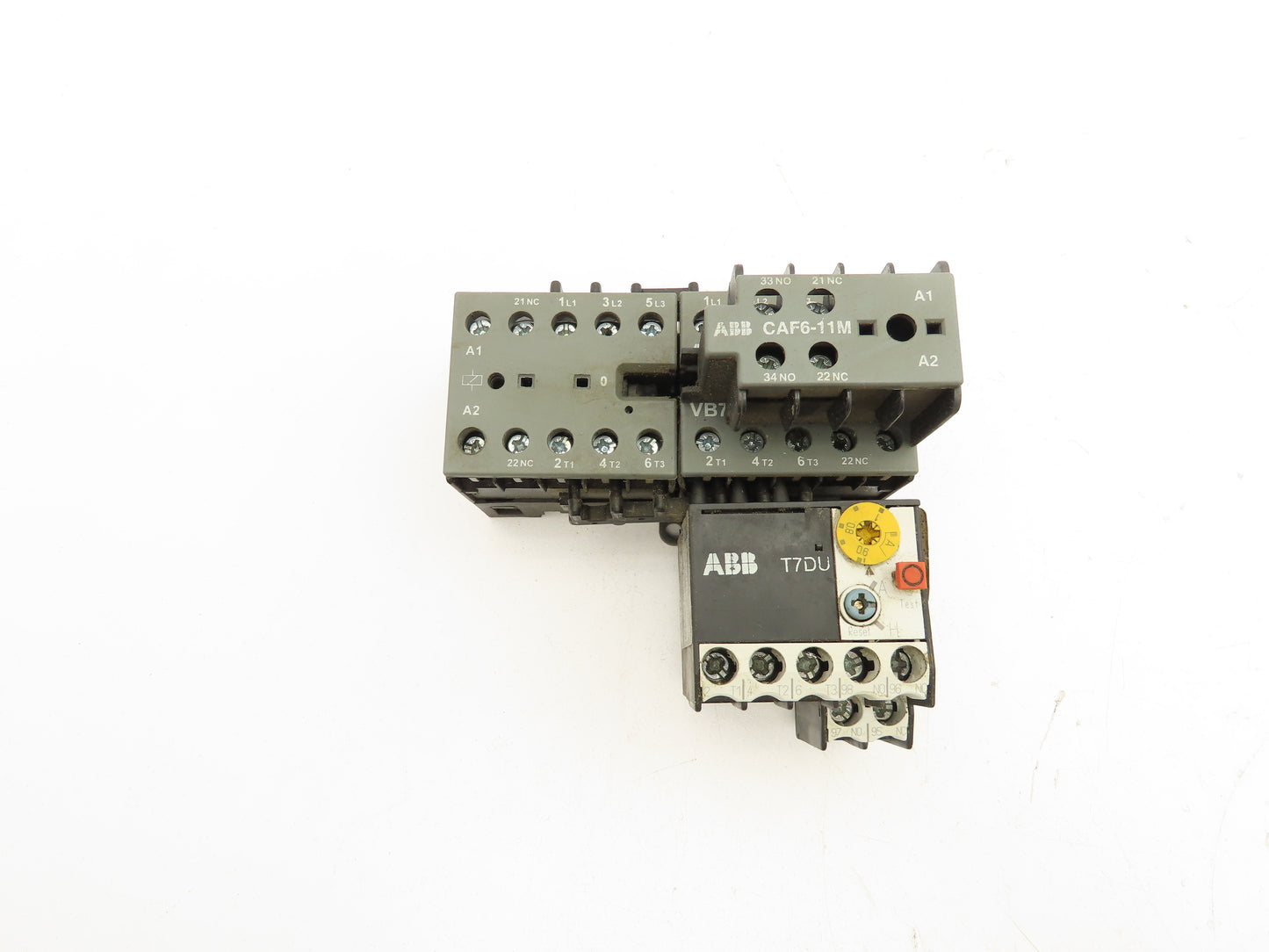 ABB VB7-30-01 Miniature Contactor Thermal Overload Relay 110V Coil