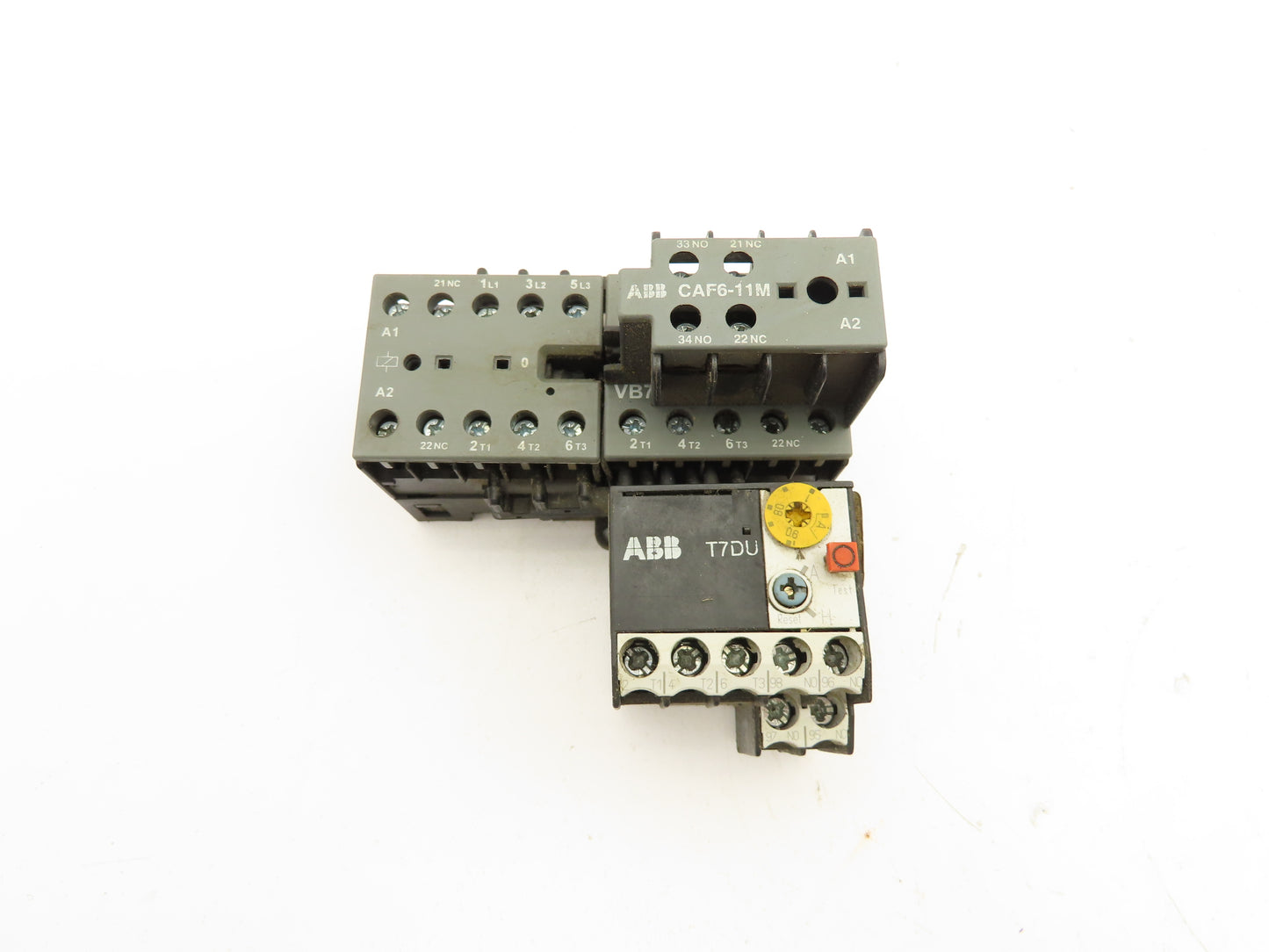 ABB VB7-30-01 Miniature Contactor Thermal Overload Relay 110V Coil