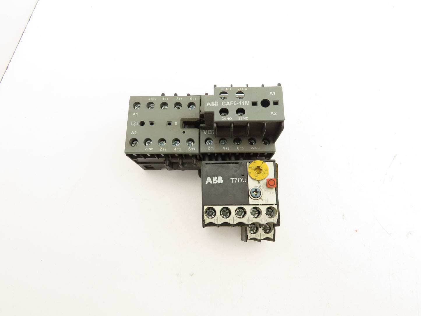 ABB VB7-30-01 Miniature Contactor Thermal Overload Relay 110V Coil