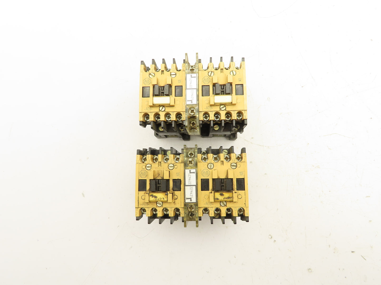Allen Bradley 100-A09ND3 Contactor Relay Assembly 120V Coil Lot of 2