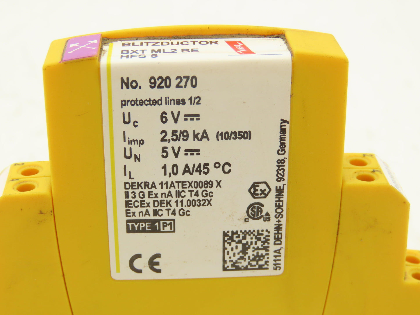 DEHN BXT ML2 BE HFS 5 Blitzductor Surge Arrestor Protection Module