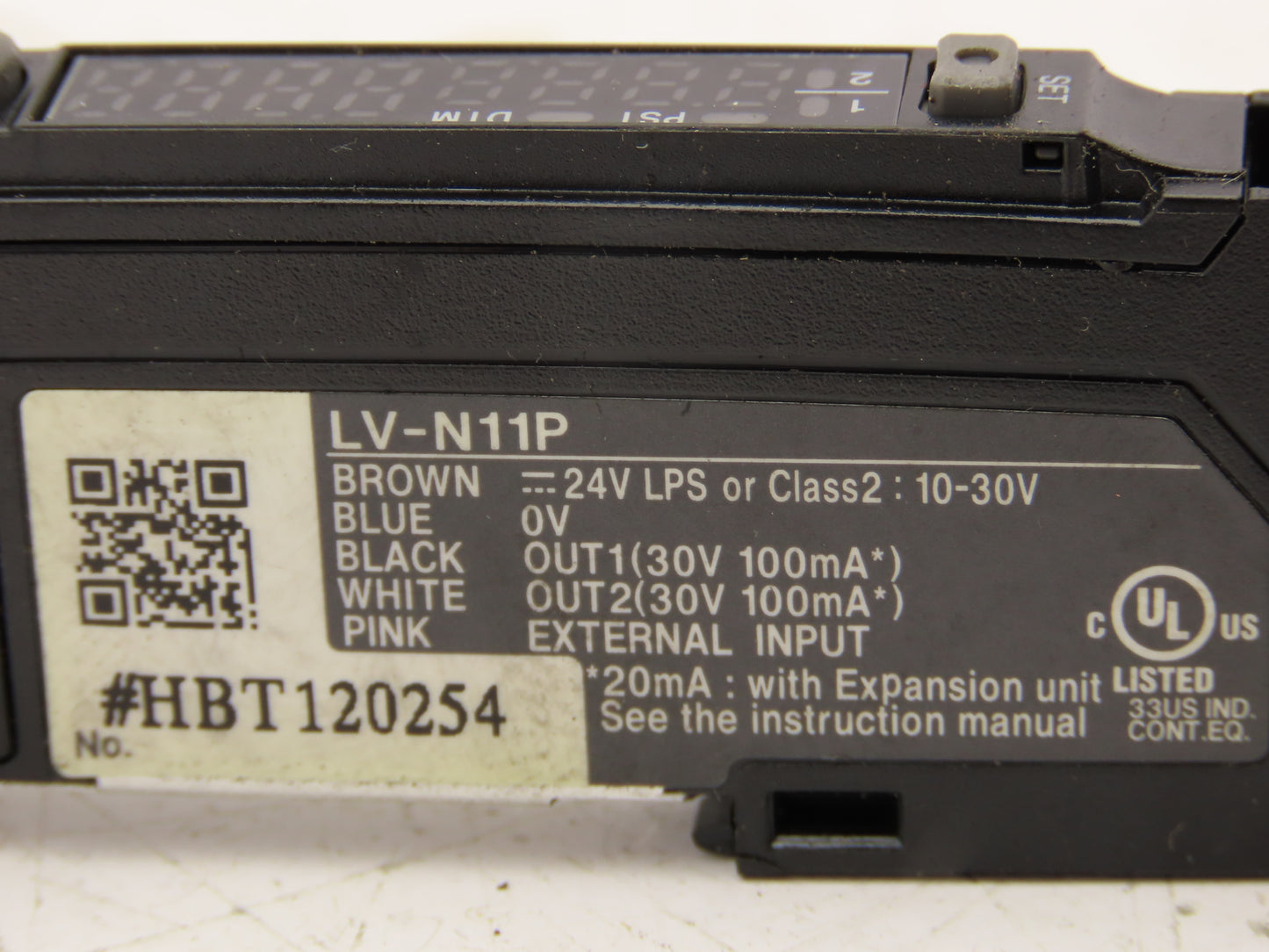 Keyence LV-N11P Digital Laser Sensor Amplifier Module