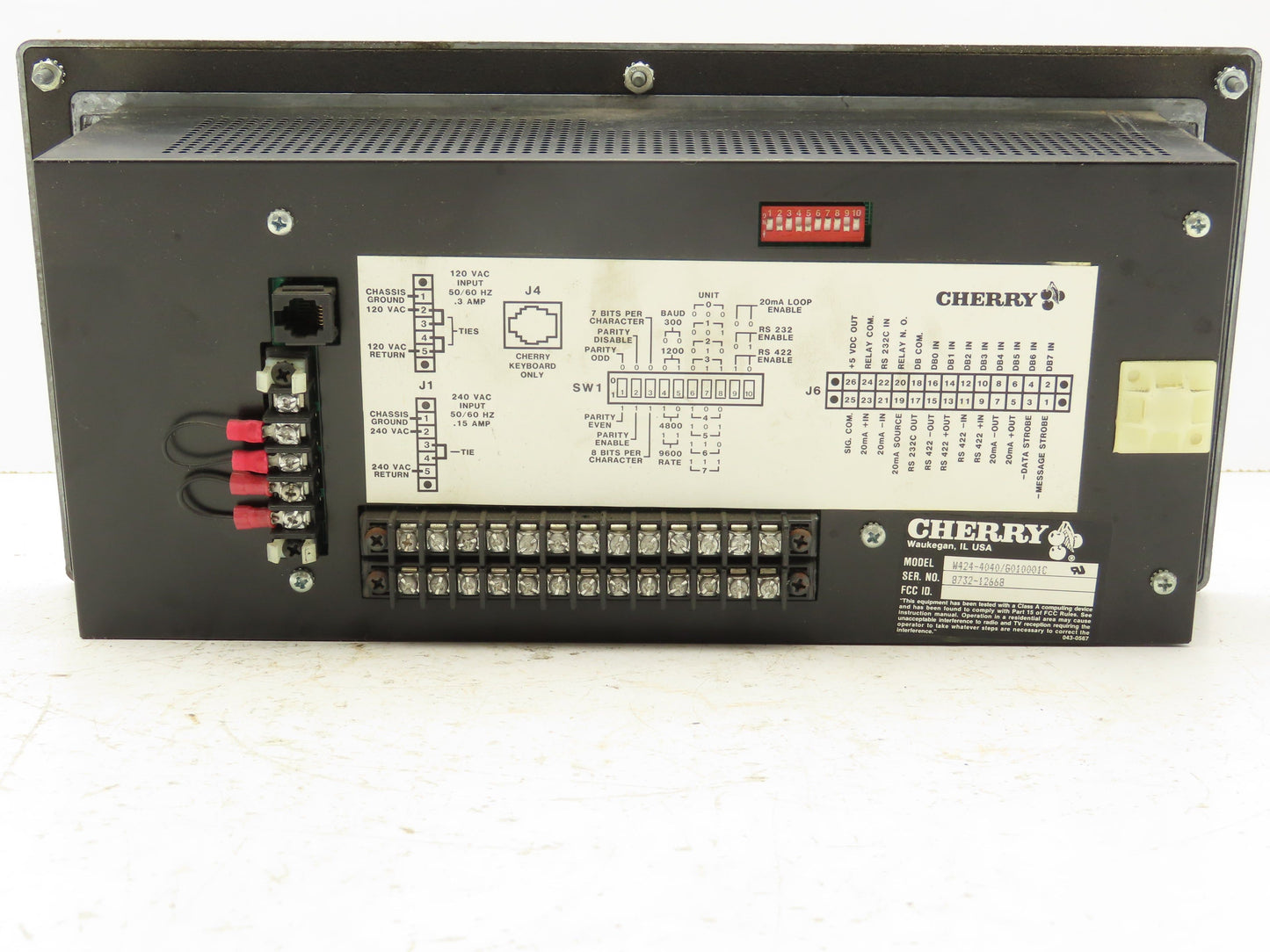 Cherry W424-4040 HMI Digital Display Module