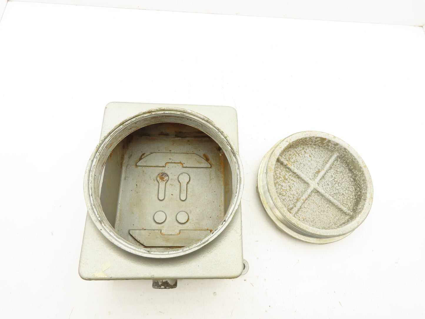 Appleton GUB-2-1-20 Cast Aluminum Explosion Proof Electric Box 10x8x4" 8" Lid