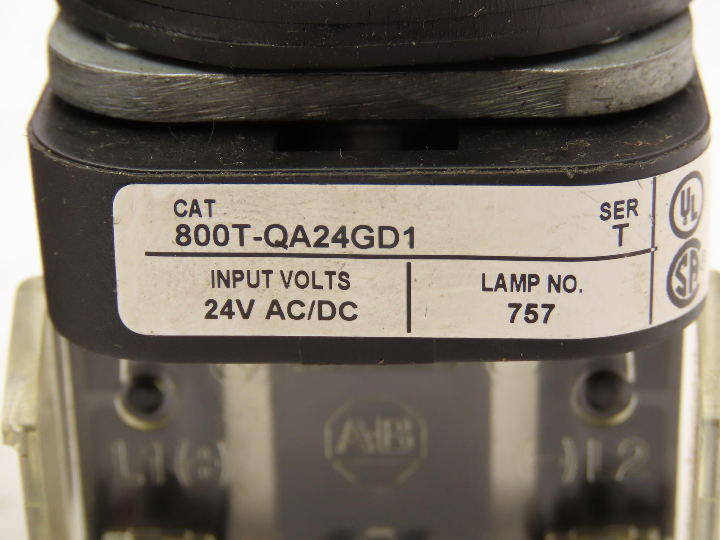 Allen Bradley 800T-QA24GD1 Green Illuminated Push Button 30mm Lot of 2