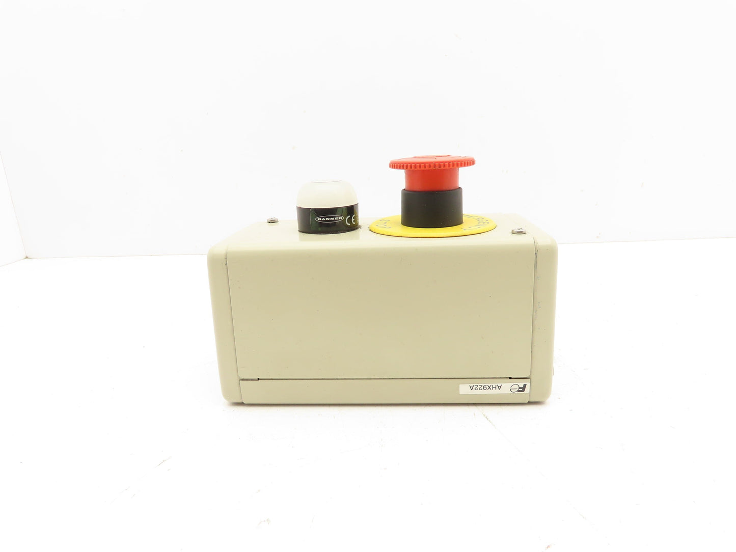 Fuji Banner AHX922A Push Button Enclosure E-Stop 2-Color Touch Sensor