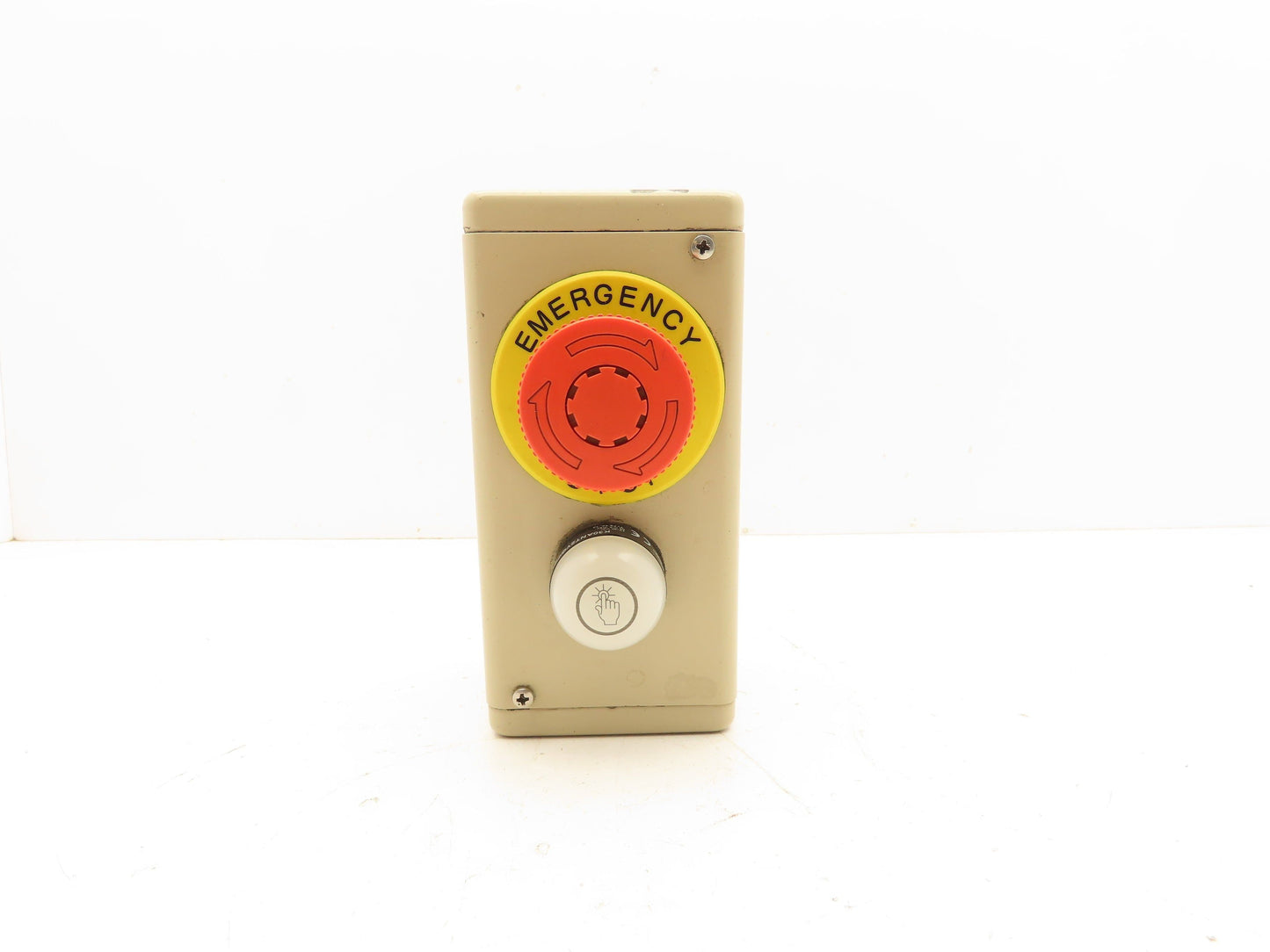 Fuji Banner AHX922A Push Button Enclosure E-Stop 2-Color Touch Sensor
