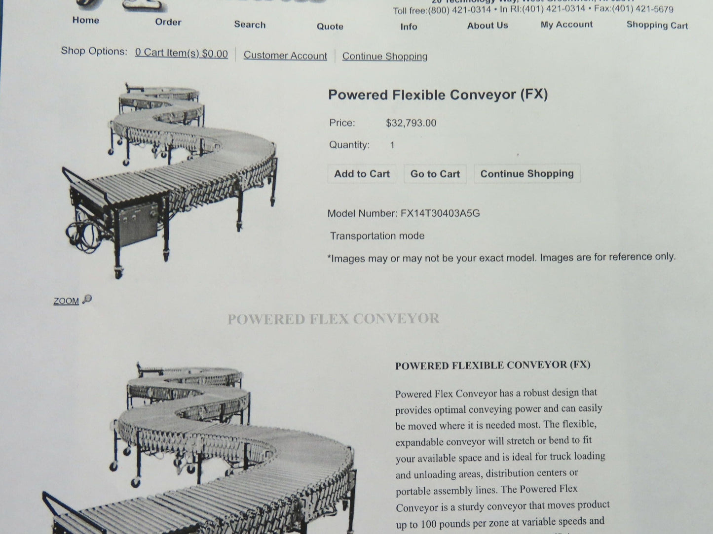 ConveyX 30"x 17'-30' Expandable Powered Roller Flex Conveyor Portable 115V