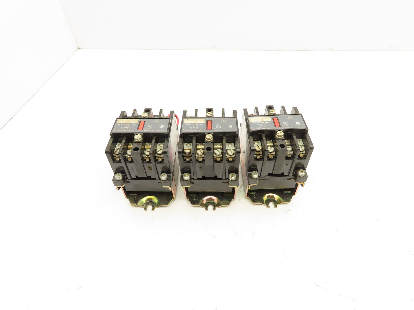 Allen Bradley 700-N220A1 AC Contactor Relay 120V Coil Lot of 3