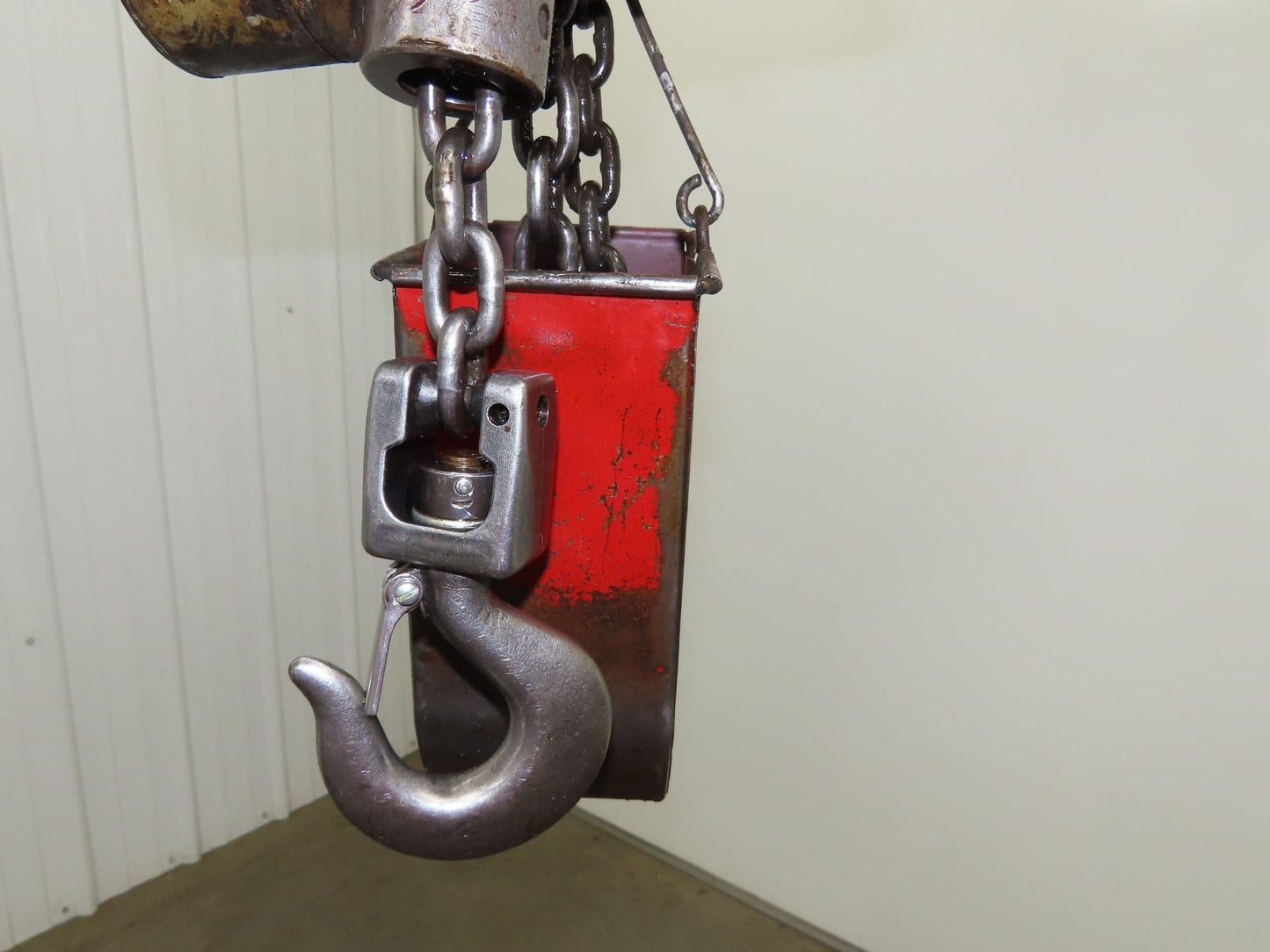 Chicago Pneumatic 1/4 Ton 500Lb Power Vane Air Chain Hoist 10' 3" Lift Pendant