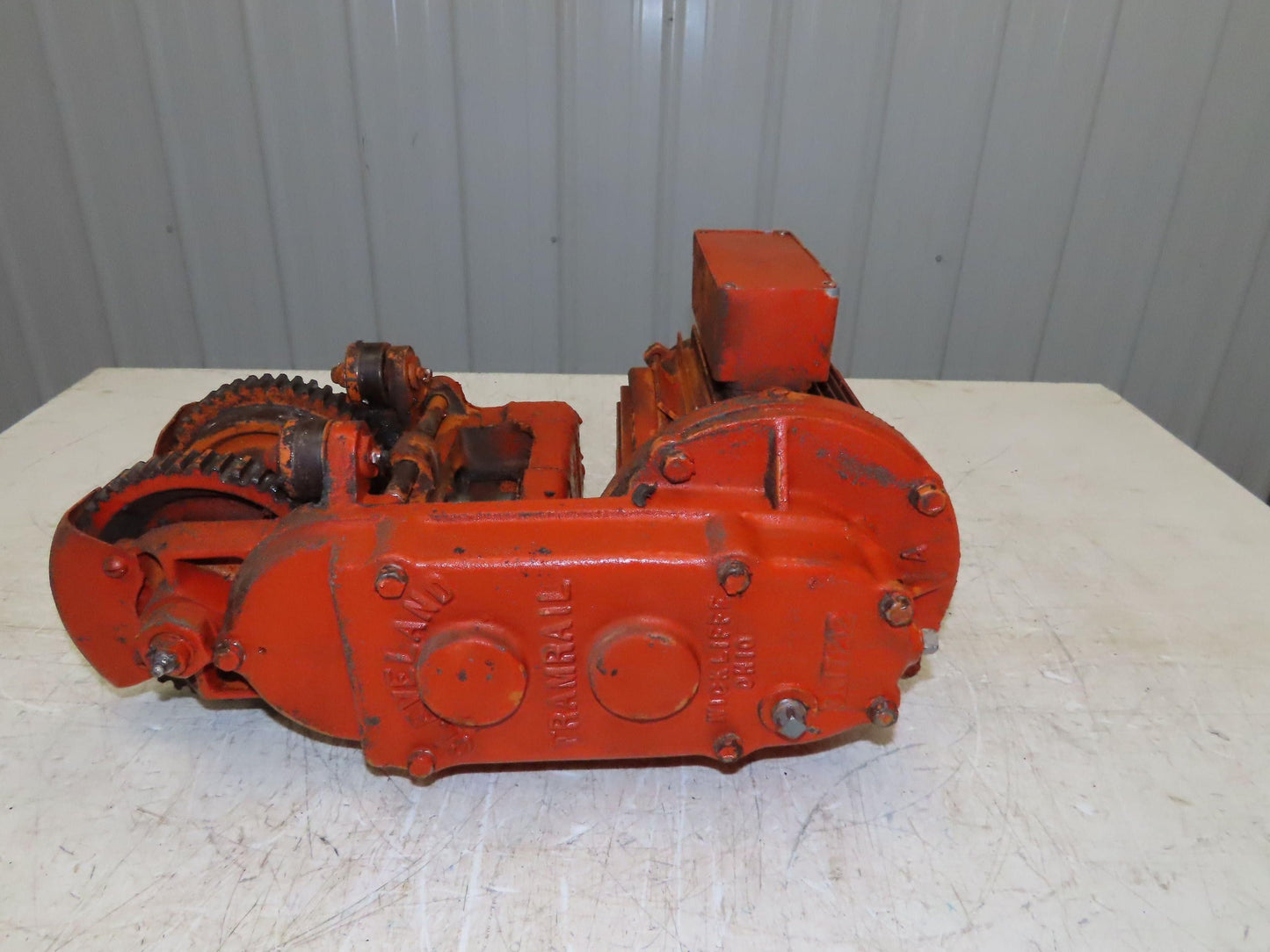 Cleveland Tramrail Underhung Bridge Crane Motorized End Truck Drive WA 5" Wheels