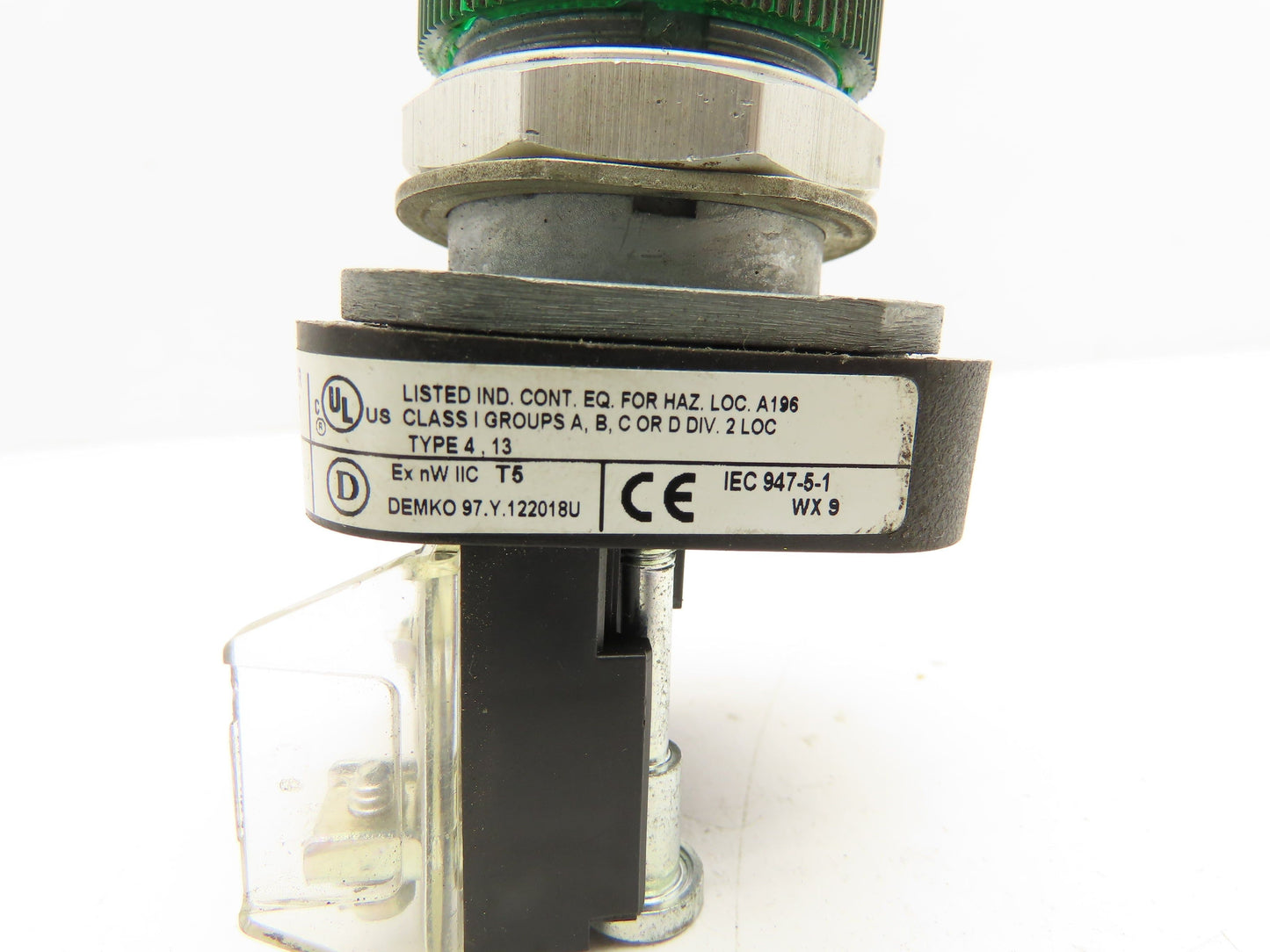 Allen Bradley 800T-QH24G Green Pilot Light 30mm Lot of 2