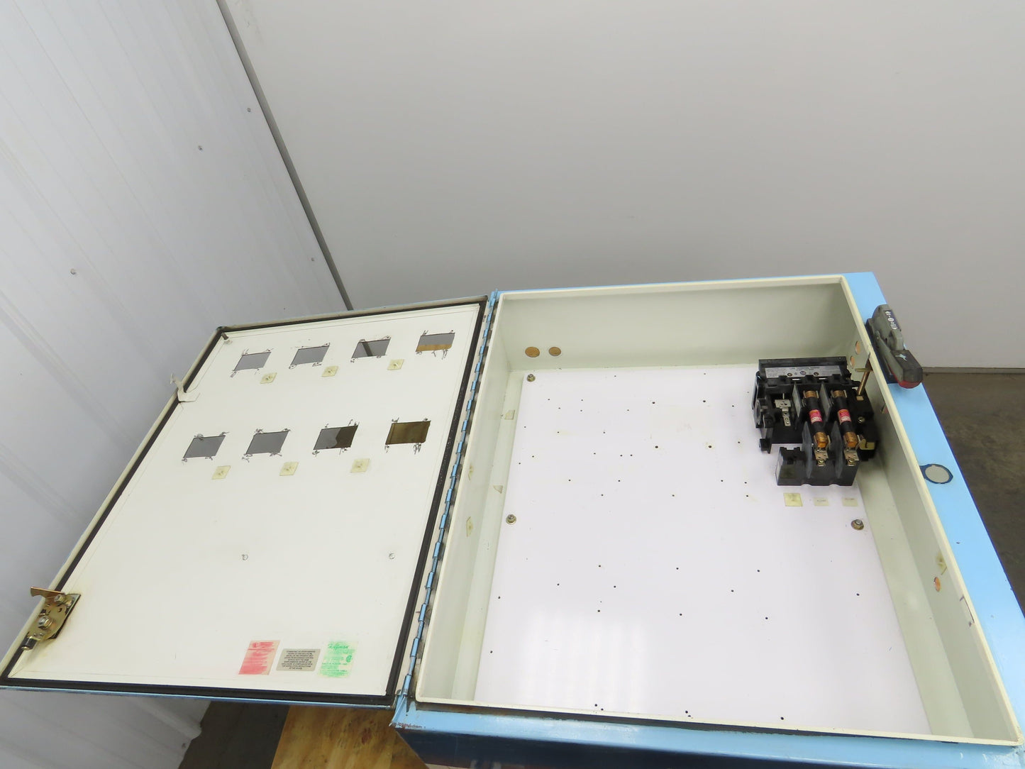Hoffman Electrical Enclosure 36x32x12" AB 30A Fusible Disconnect Backplate