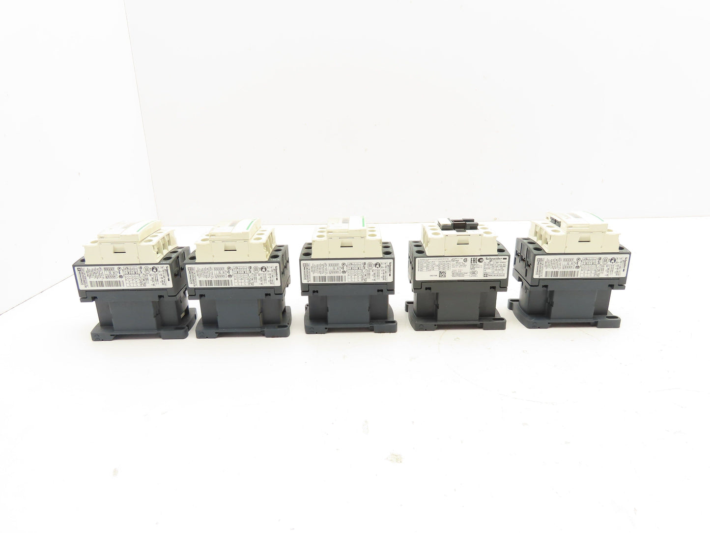 Schneider Electric LC1D09 Contactor 120V Coil 3 Pole Lot of 5