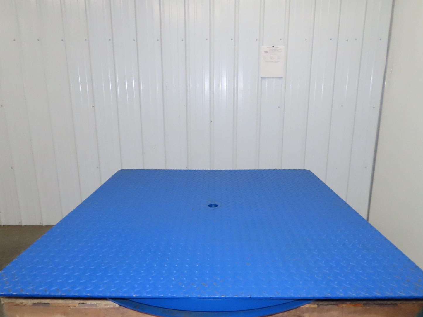 Vestil CA-KP-4848-4 Heavy Duty King Pin Carousel 48x48" 4000lb 1/4" Steel Plate