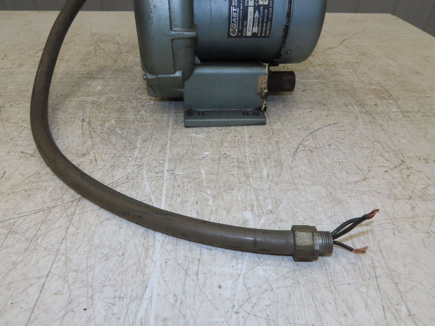 Gast R3305A-10 Regenair Regenerative Blower 53 CFM 1/2Hp 230/460V 3PH 1-1/4"