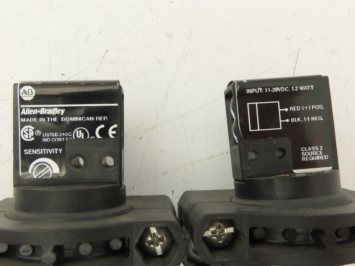 Allen Bradley 42SMR-7110 Photoswitch Trans Beam Receiver Source Ser B