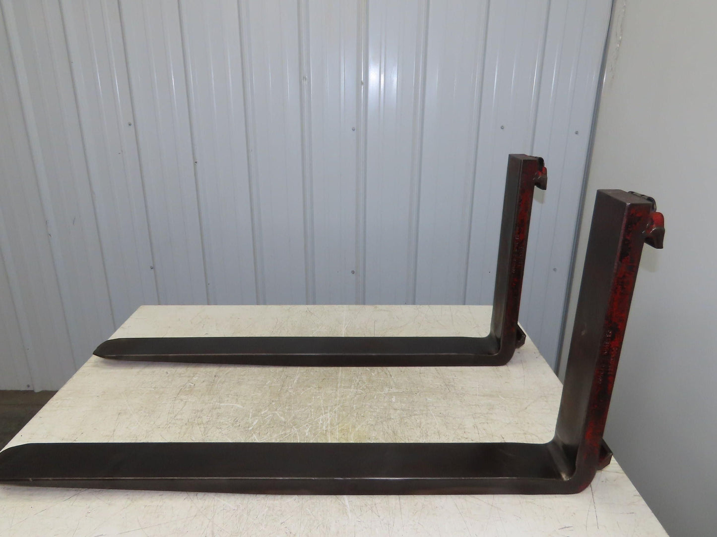 Kenhar K-347 4x42" Class 2 Steel Forklift Forks Tines 16" Carriage 1-Pair