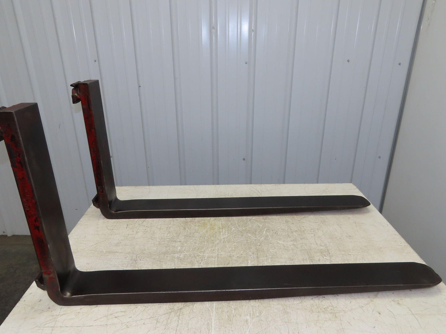 Kenhar K-347 4x42" Class 2 Steel Forklift Forks Tines 16" Carriage 1-Pair