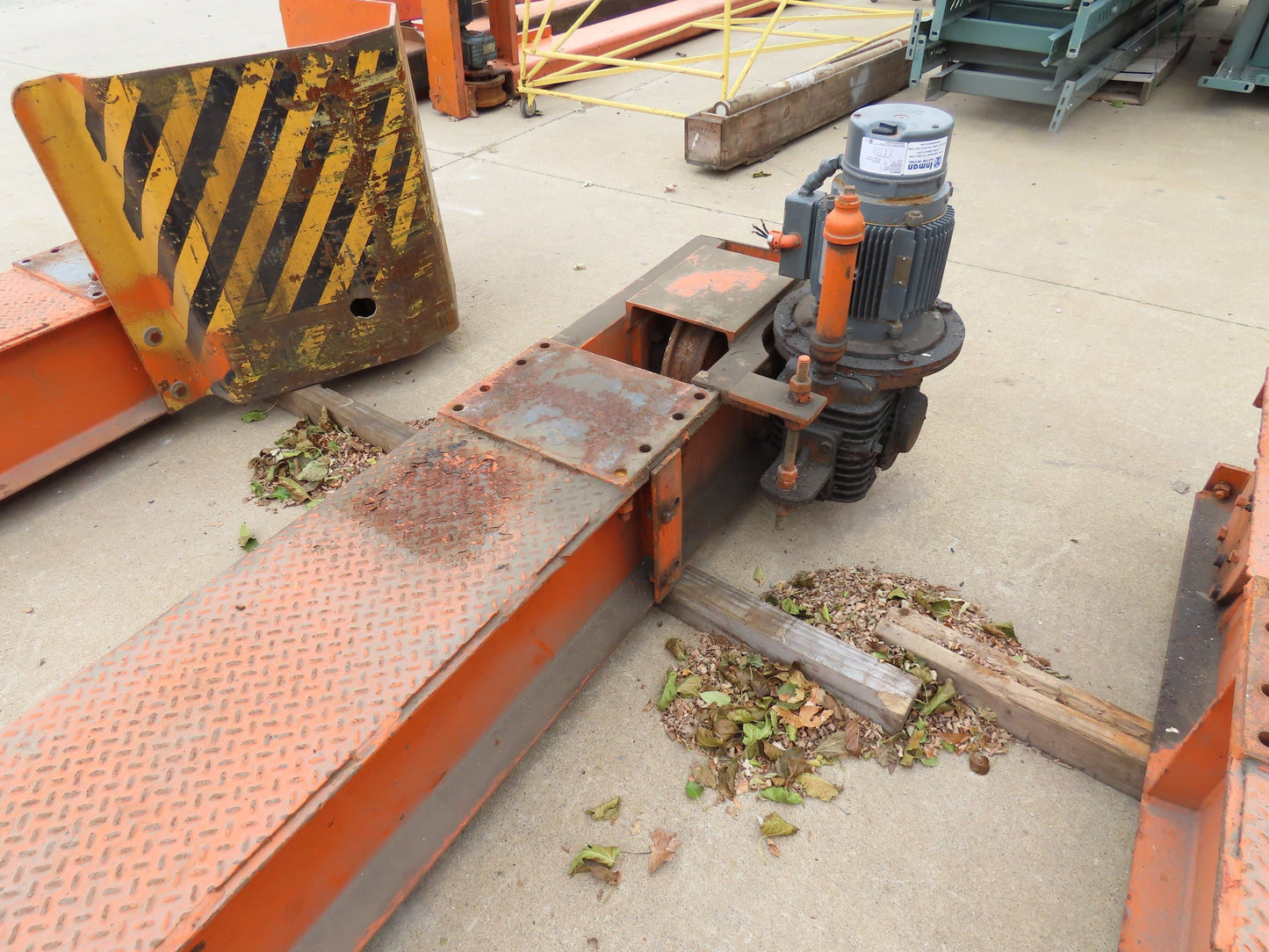 Cleveland Tramrail Motorized Gantry Crane End Truck Drive Floor Track 3Hp 460V