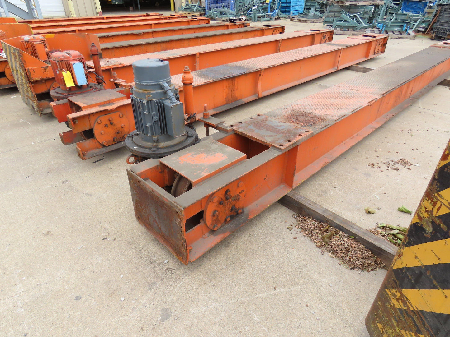 Cleveland Tramrail Motorized Gantry Crane End Truck Drive Floor Track 3Hp 460V