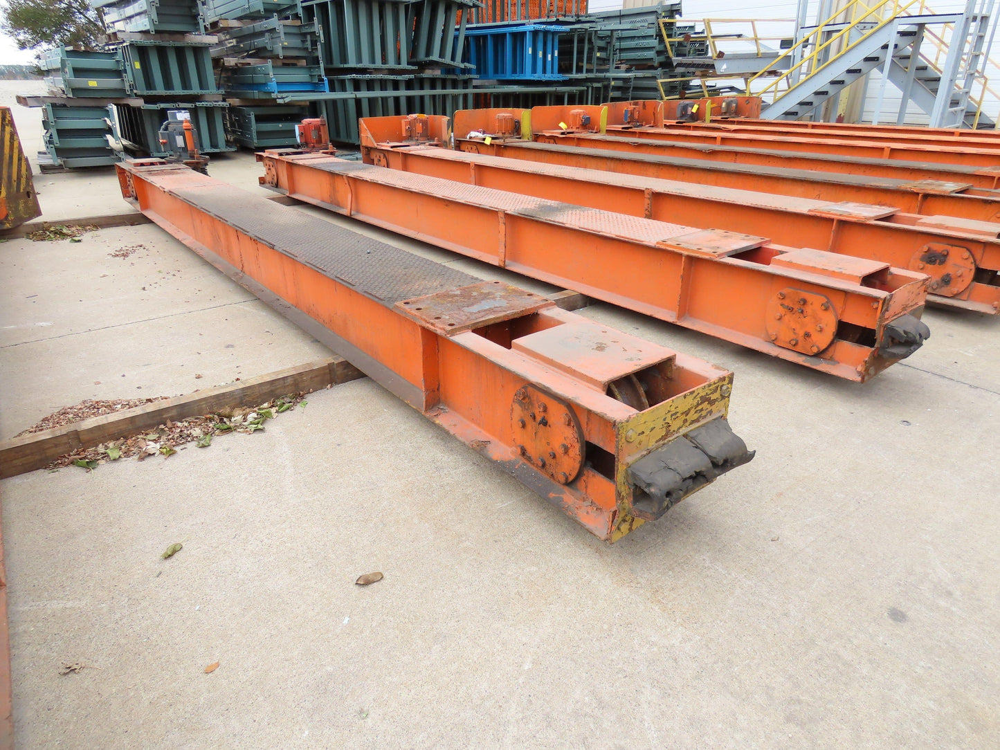 Cleveland Tramrail Motorized Gantry Crane End Truck Drive Floor Track 3Hp 460V