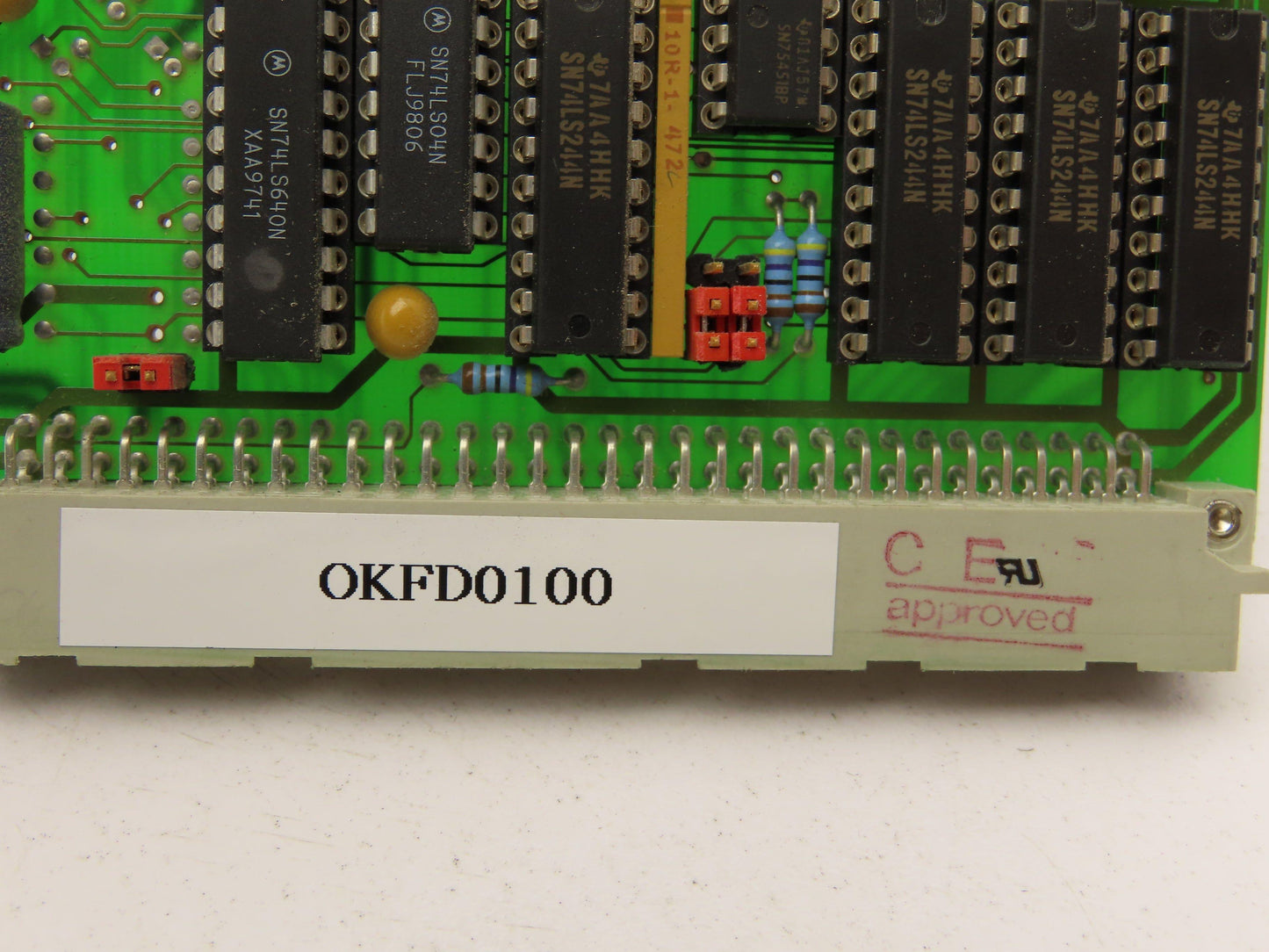 Celio OKFD0100 Graphic Art PLC Slot Rack Control Card Viscolor 2200