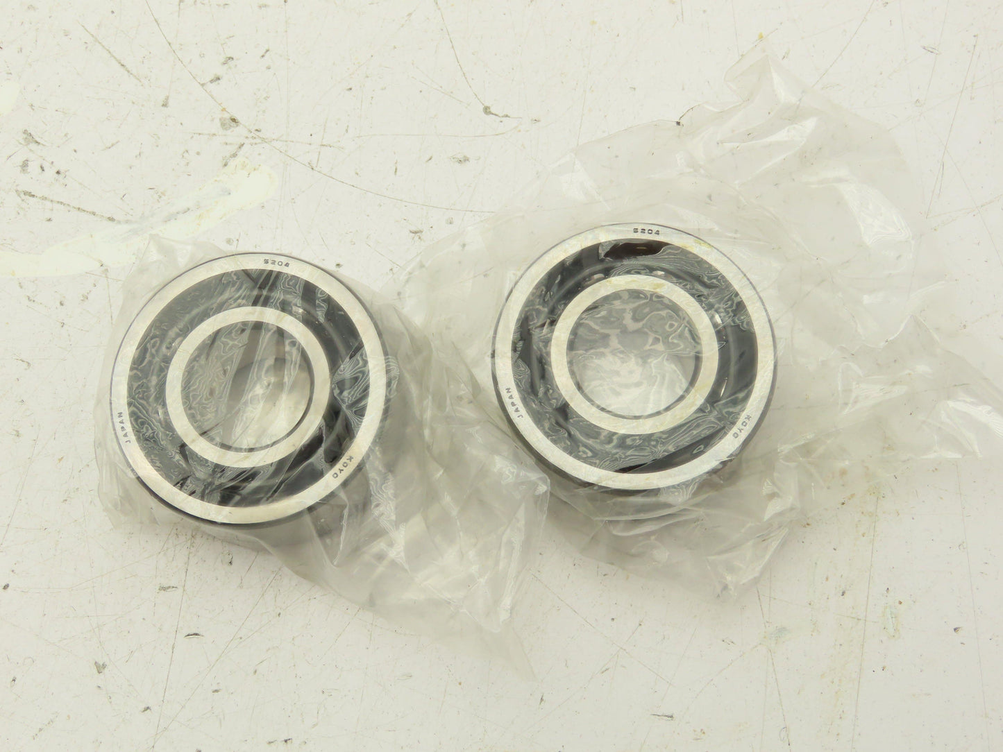 Koyo 5204CD3 Angular Contact Ball Bearing 20 mm ID 47 mm OD Lot of 2