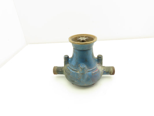 Liquid Flow Meter 3/4 x 3/4" Bronze Valve -No Reader