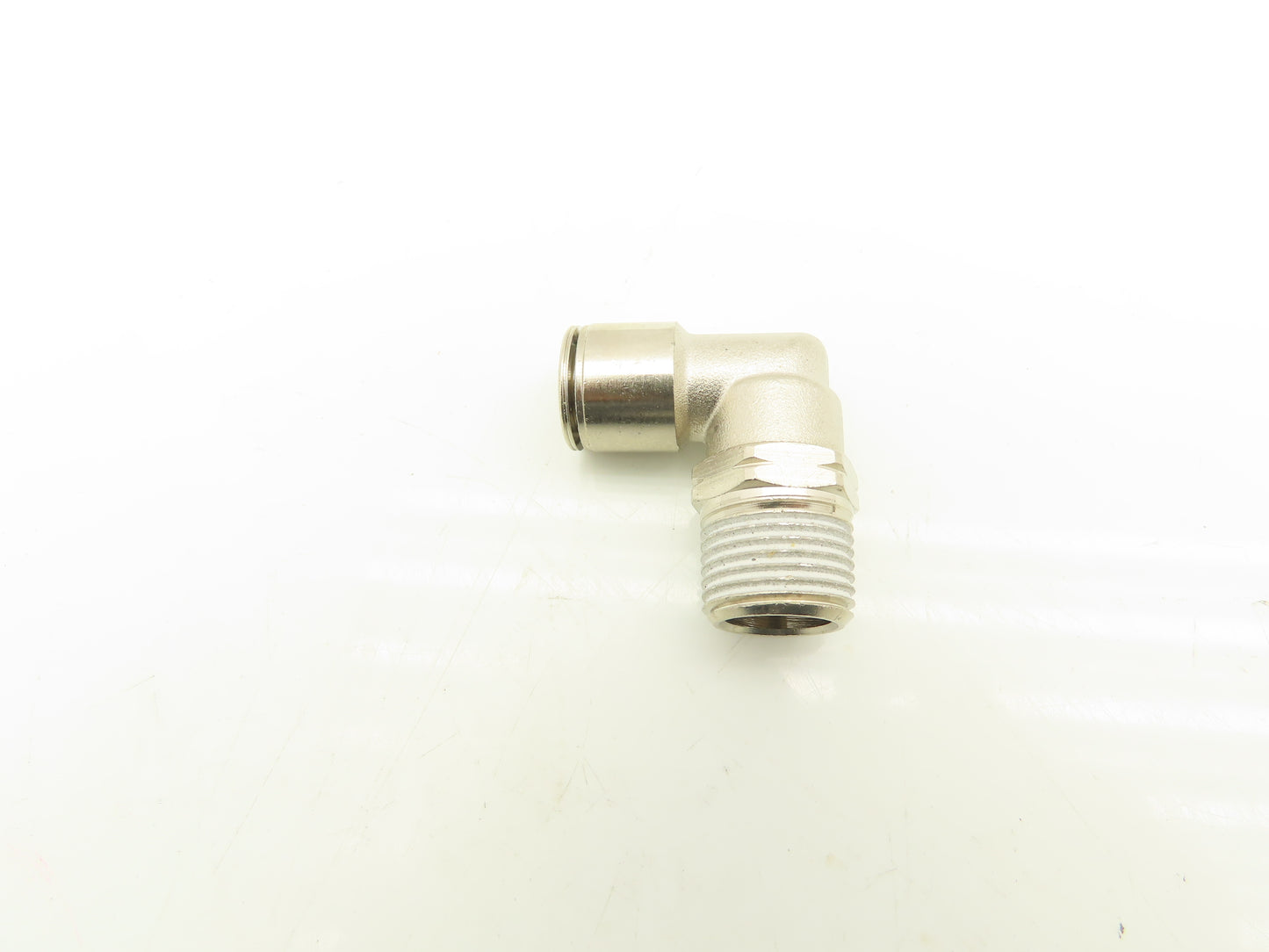 90° Swivel Elbow 3/8" Tube Push Fitting x 3/8" Male NPT Brass Lot of 15