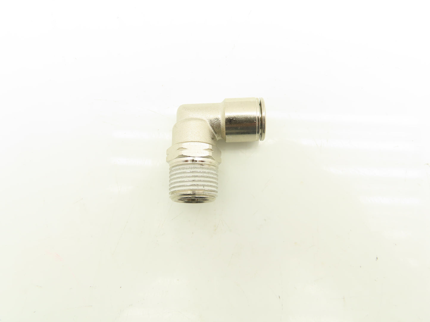 90° Swivel Elbow 3/8" Tube Push Fitting x 3/8" Male NPT Brass Lot of 15