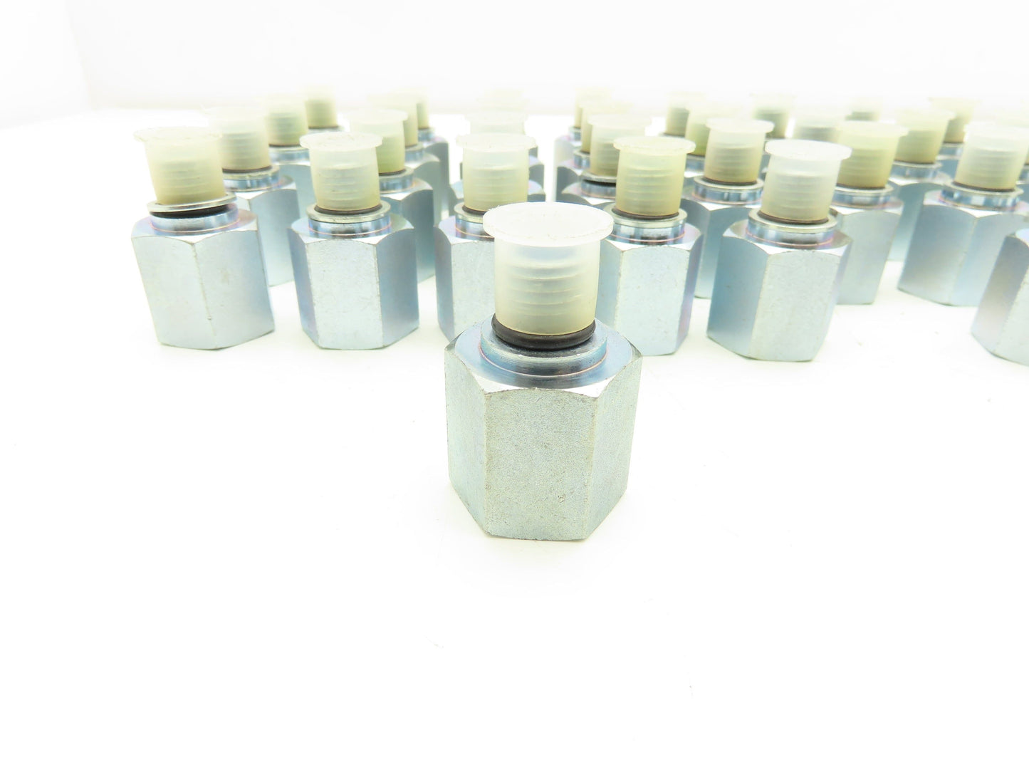 Straight Female Connector Fitting 3/8" FNPT x M12 O-ring Hose Flare Lot of 35