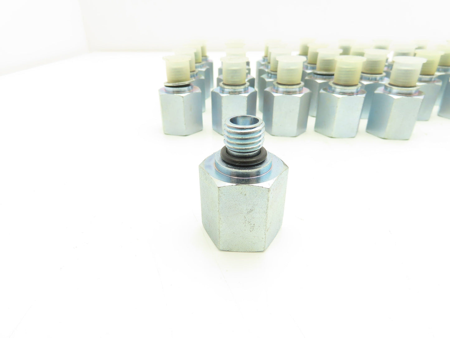 Straight Female Connector Fitting 3/8" FNPT x M12 O-ring Hose Flare Lot of 35