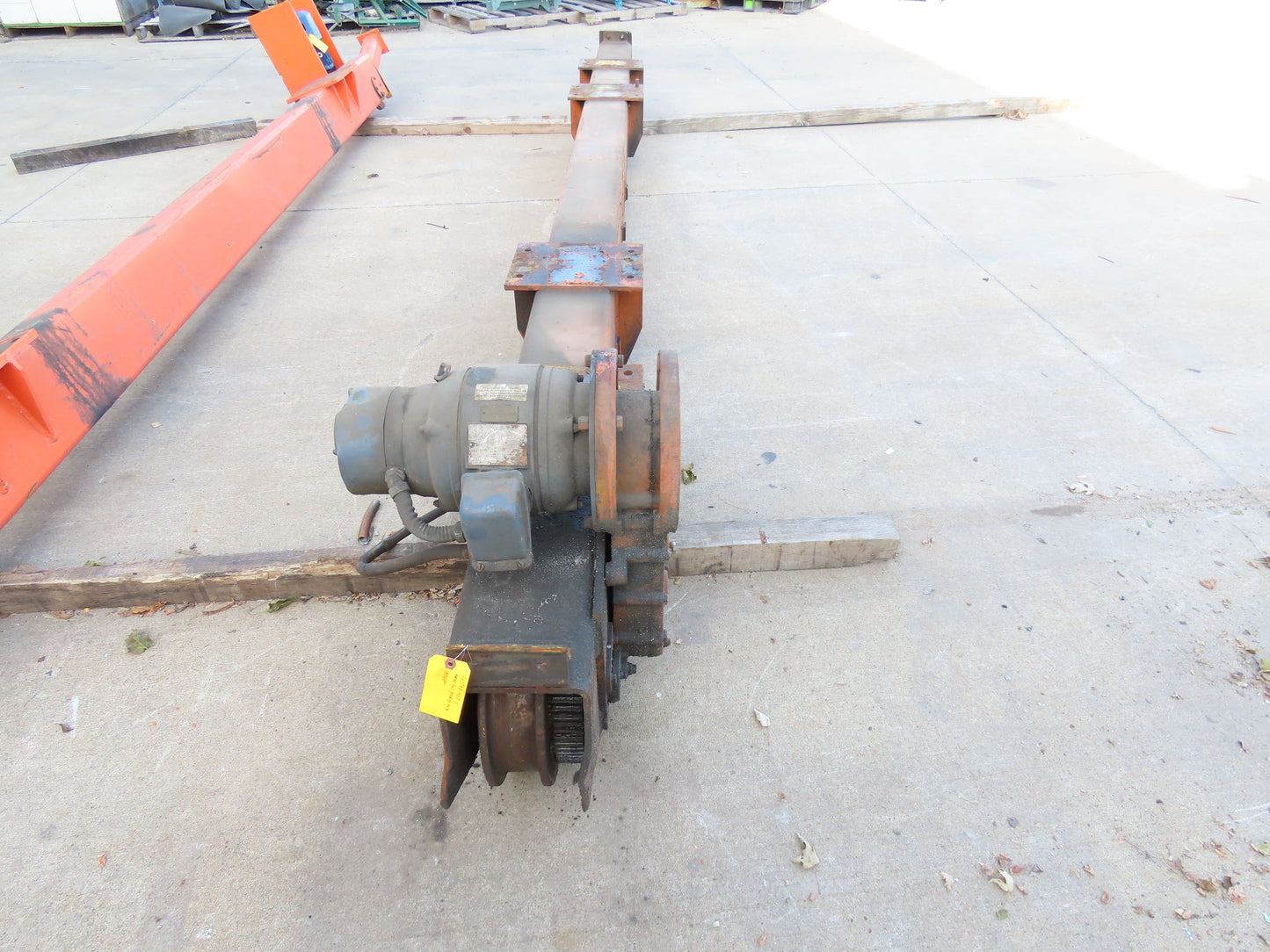 Cleveland Tramrail Motorized Gantry Crane End Truck Drive Floor Track -Bad Motor