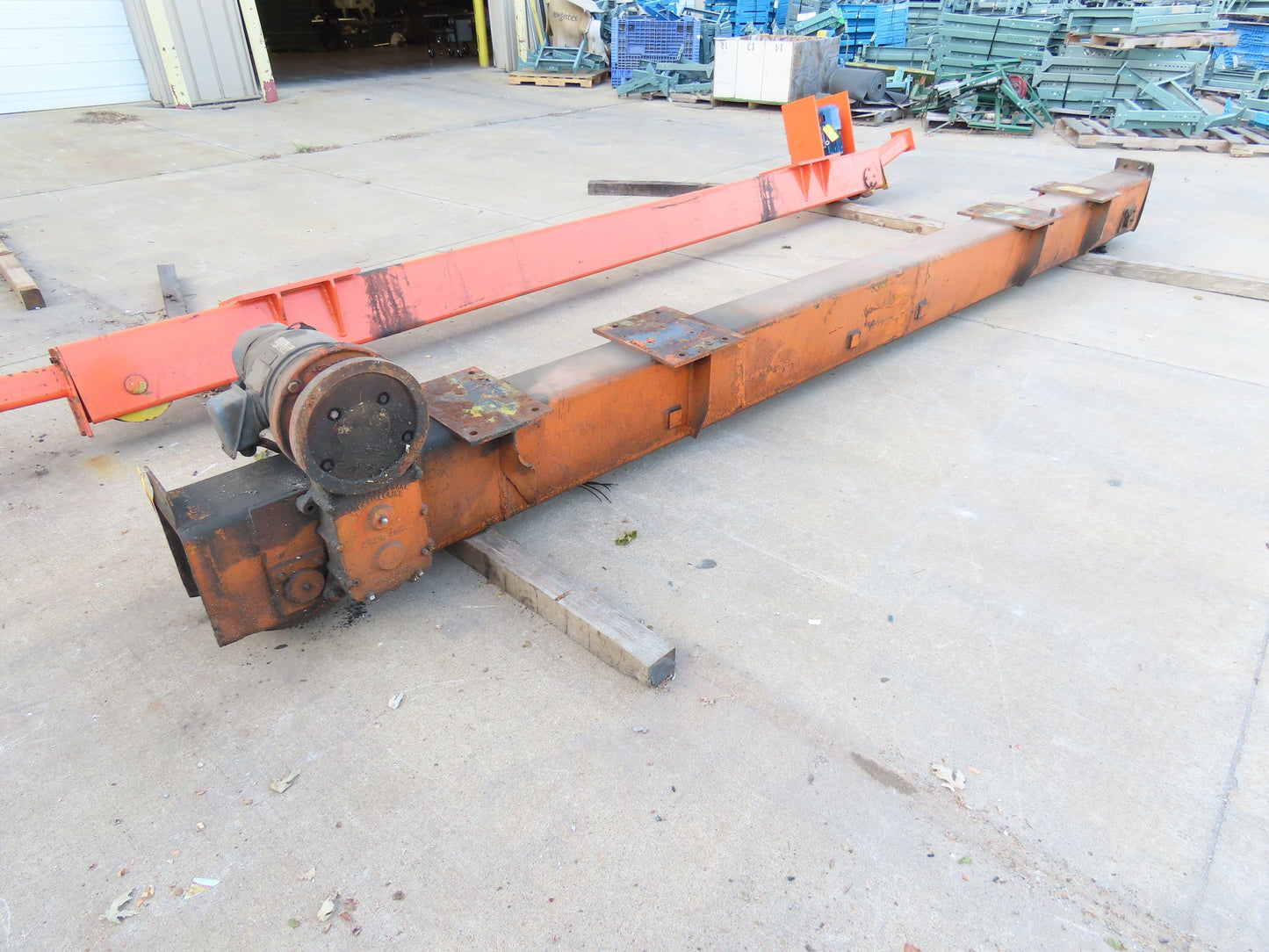 Cleveland Tramrail Motorized Gantry Crane End Truck Drive Floor Track -Bad Motor