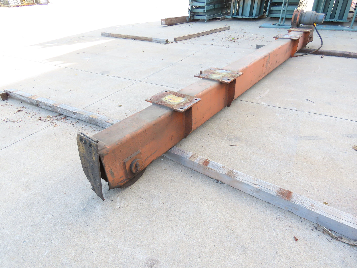 Cleveland Tramrail Motorized Gantry Crane End Truck Drive Floor Track -Bad Motor