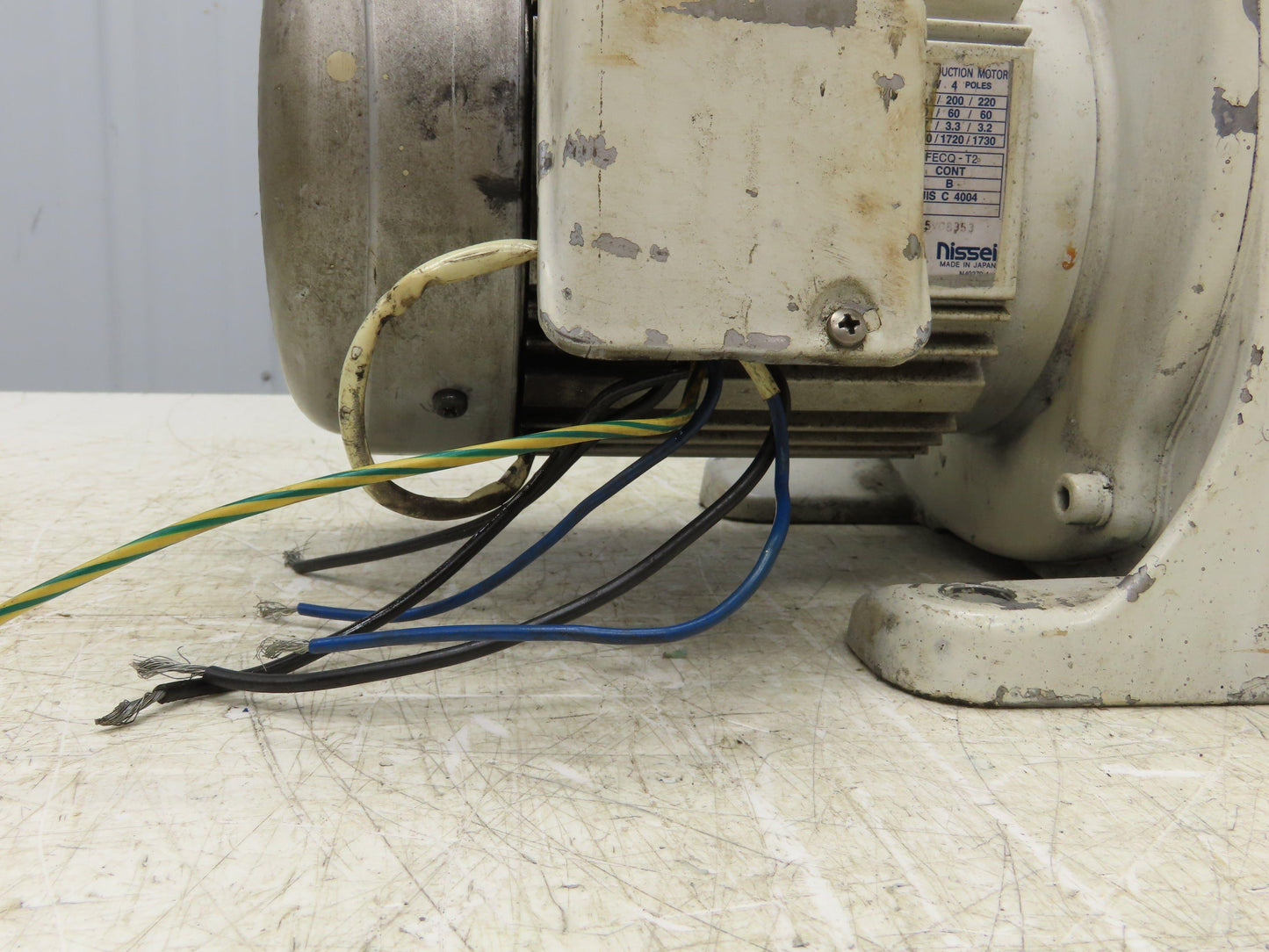 GTR Nissei G3LB-40-160-075 Gearmotor 160:1 Reducer 10.8rpm 1Hp 220V 3PH w/Brake